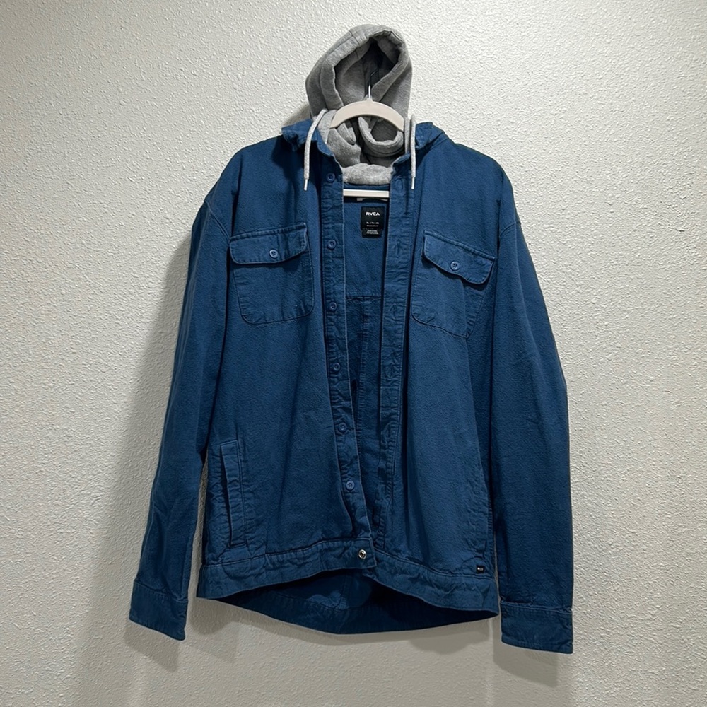 RVCA Men’s Button-Down Hoodie